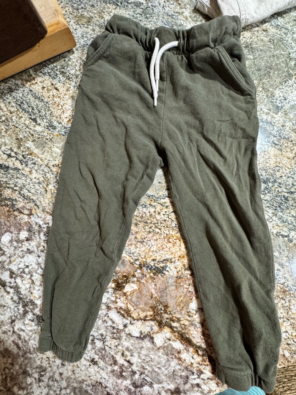 Old Navy Olive Green Kids Drawstring Joggers